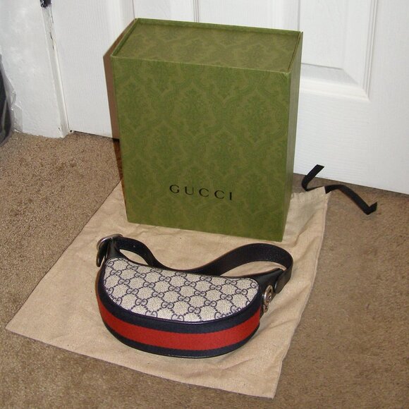 Gucci Handbags - ❤️💙 NEW Gucci Ophidia Mini Bag Blue GG Supreme monogram canvas SOLD OUT